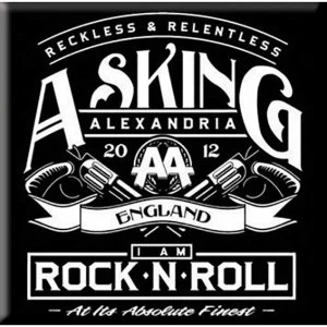 Asking Alexandria - Rock n' Roll Fridge Magnet