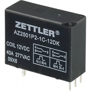 PCB relays 12 Vdc 50 A 1 change over Zettler Electronics