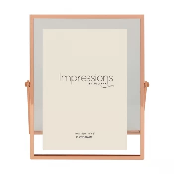 4" x 6" - Impressions Copper Finish Floating Frame