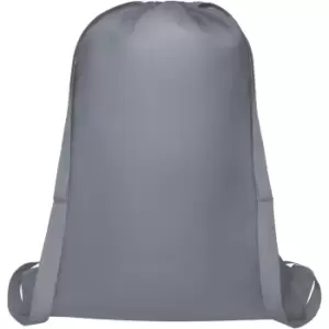 Bullet Nadi Mesh Drawstring Bag (One Size) (Grey)