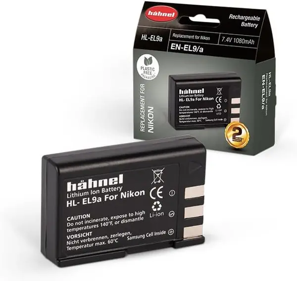 Hahnel HL-EL9 Battery for Nikon Digital Camera Lithium-Ion...