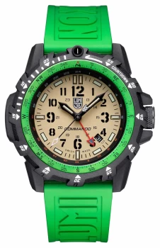 Luminox Commando Raider Sand Dial Green Silicone Strap Watch