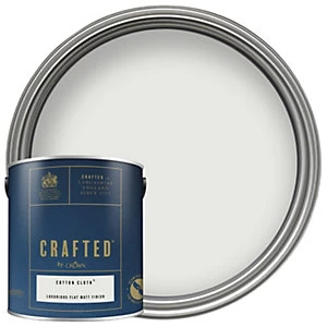 Crafted by Crown - Cotton Cloth - Flat Matt Emulsion 2.5L