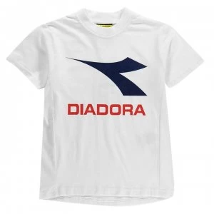 Diadora Auckland Kids T Shirt - White