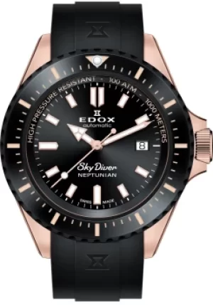 Edox Watch Skydiver Neptunian Automatic 3 Hands