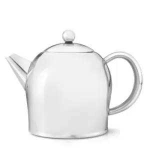 Bredemeijer Teapot Double Wall Minuet Santhee Design 1.0L In Silver