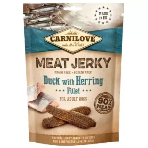 Carnilove Meat Jerky Duck with Herring Fillet Dog Treat Bar - 100g (x1 bag)