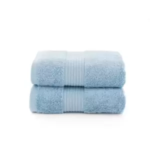 Deyongs Bliss Pima 2 Pack Hand Towel - Cobalt