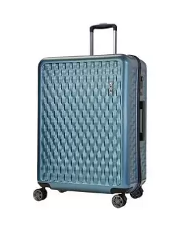 Rock Luggage Allure Large 8-Wheel Suitcase - Blue