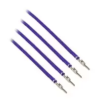CableMod ModFlex Sleeved Cable, Purple 40cm - 4 Pack