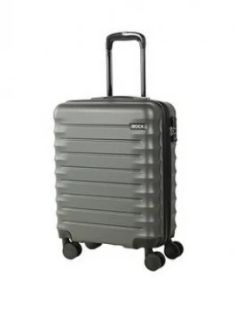 Rock Luggage Synergy Carry-On 8-Wheel Suitcase - Charcoal