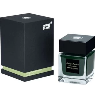 Mont Blanc - Ink Bottle 50ml Elixir Parfumeur, Vetiver Scent, Green - Ink Bottle - Green