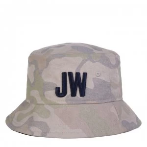 Jack Wills AOP Bucket Hat JB12 - Marshmallow