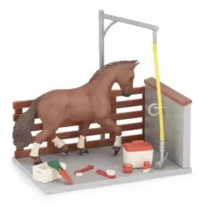 Papo Horses and Ponies Wash Box and Accessories Toy Playset, 3...