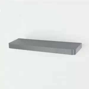 Arran 80cm wide floating shelf kit - matt grey