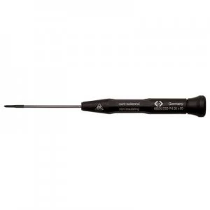 C.K. ESD Pillips screwdriver PH 00 Blade length: 60 mm DIN EN 61340-2