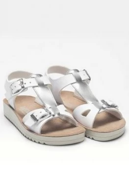 Lelli Kelly Girls Athena Sea Water Sandal - White Silver, White/Silver, Size 2 Older