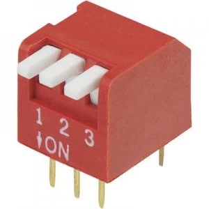 DIP switch Number of pins 3 Piano type TRU COMPONENTS DP 03