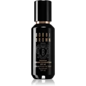 Bobbi Brown Intensive Skin Serum Foundation SPF 40/30 Illuminating Liquid Foundation Shade W-056 Warm Natural SPF 40 30ml