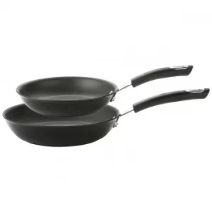 Circulon Total Hard Anodised Twin Pack Open Frypan