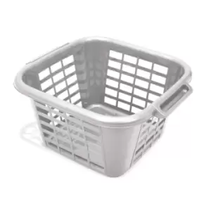 Addis 24L Square Laundry Basket, Grey-Green