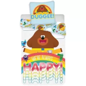 Happy Duvet Cover Set (Single) (Multicoloured) - Multicoloured - Hey Duggee