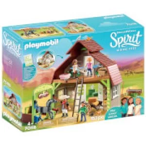Playmobil DreamWorks Spirit Barn with Lucky, Pru and Abigail (70118)