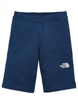 The North Face Boys Fleece Shorts - Navy, Size L, 13-14 Years