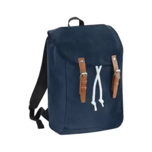 Quadra Vintage Rucksack / Backpack (Pack of 2) (One Size) (French Navy)