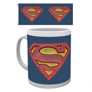 DC Comics - Superman Mesh Logo Mug