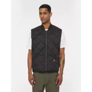 Dickies Diamond Quilted Vest Black EU Size Sml