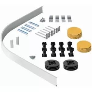 Shower Tray Riser Kit Panel For Quadrant Offset Quadrant Plinth Adjustable Feet