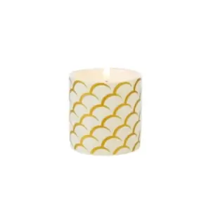 Fired Earth by Wax Lyrical Small Candle White Tea & Pomegranate