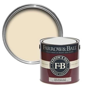 Farrow & Ball Estate New white No. 59 Matt Emulsion Paint 2.5L