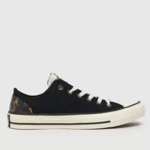 Converse All Star Ox Tortoise Trainers In Black & Brown