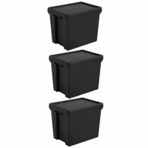 Wham Upcycled Box 24L Set of 5 Plastic