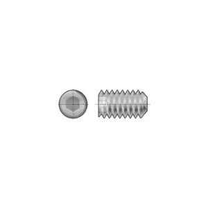 3/8 UNC X 5/8 Skt Set Screw - Knurled Cup Point (GR-45H) (14.9)