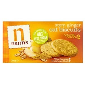 Nairnamp39s Oat Biscuits Stem Ginger 200g