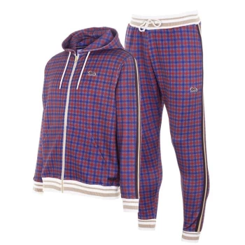 Lonsdale Gentlemen Tracksuit Mens - Red Check