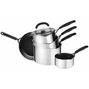 Prestige Made to Last Stainless Steel 5 Piece Set Silver
