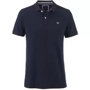 Crew Clothing Mens Classic Pique Polo Shirt Heritage Navy Large