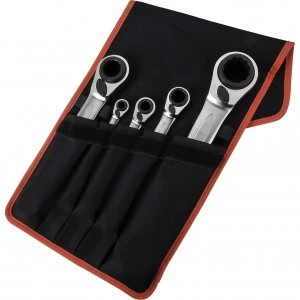 Bahco 5 Piece Reversible Ratchet Ring Spanner Set
