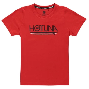 Hot Tuna T-Shirt Junior Boys - High Risk Red