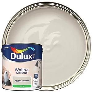 Dulux Walls & Ceilings Egyptian Cotton Silk Emulsion Paint 2.5L