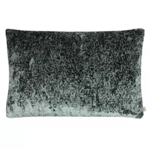 Lynx Velvet Jacquard Rectangular Cushion Oasis, Oasis / 40 x 60cm / Polyester Filled