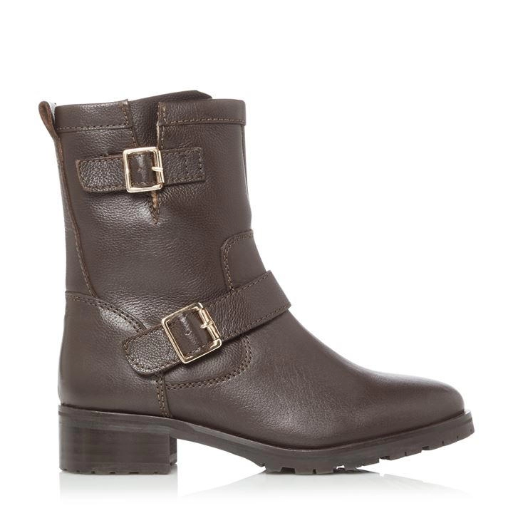 Roberto Vianni Brown Leather 'Taniita' Calf Boots - 3