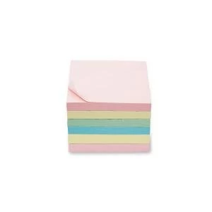Bundle Office 76x76mm Extra Sticky Re move Notes 4 Assorted Pastel