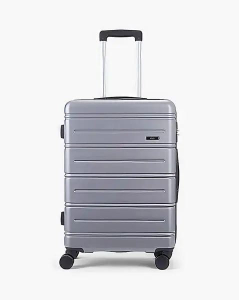 Rock Lisbon Medium Suitcase Light Grey