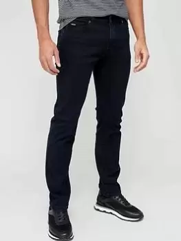 BOSS Maine Regular Fit Jeans - Dark Blue, Dark Blue, Size 30, Inside Leg Regular, Men