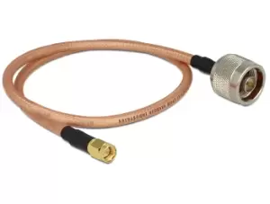 DeLOCK 88896 coaxial cable RG-142 0.4 m SMA